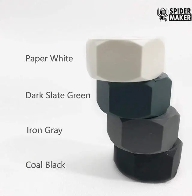 Alt view image 3 of 7 - SpiderMaker 3D Matte PLA Filament - Matte Finish with Incredible Vibrant Colors - Compatible with Bambulabs AMS - 1.75 mm PLA, 700g, Dimensional Accuracy +/- 0.03mm (Paper White)