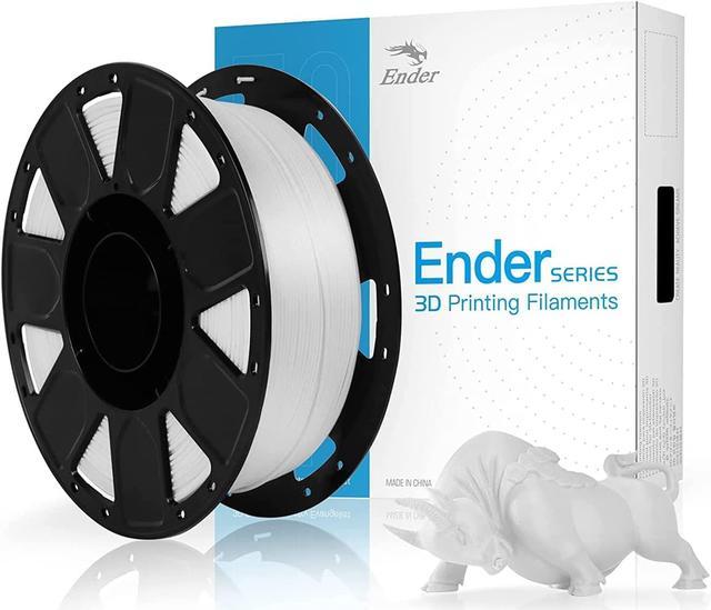 Creality Ender PLA 3D Printer Filament, Dimensional Accuracy +/- 0.03 mm, 1  kg (2.2 LBS) Spool,1.75 mm,White 