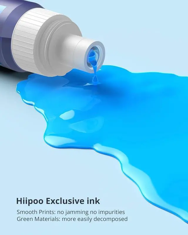 Alt view image 6 of 6 - Hiipoo Compatible Refill Ink Bottle Replacement for 522 T522 Use with EcoTank ET-2720 ET-4700 Printer Black, Cyan, Magenta, Yellow 4-PackNOT for Sublimation