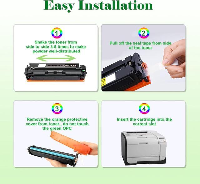 Alt view image 4 of 5 - Ennovor 410A Black Toner Replacement for HP 410A CF410A Toner Fit for HP Color Pro MFP M477fnw Toner, M477fdw Toner, M452dn Toner, Color Laser Pro M477 M452 Printer Ink (2 Black)