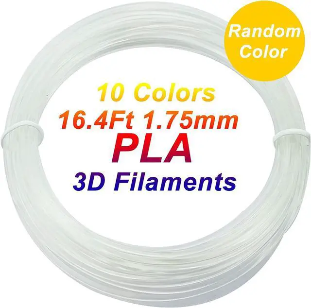 Alt view image 3 of 7 - 3D Pen Filament Refills,10-in-1 Multi-Color 1.75mm PLA 3D Printer Pen Filament Bundle,Total Length 164Ft (PLA-3d Pen Filament)
