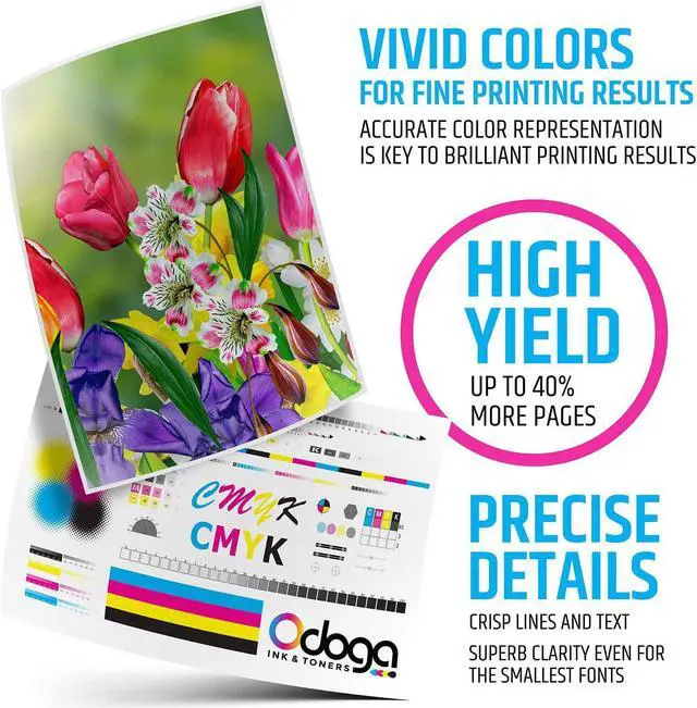 Alt view image 3 of 5 - Odoga 8 Pack CLI-42 Compatible Ink Cartridge Replacement for Canon Pixma Pro-100 [1 Black, 1 Cyan, 1 Magenta, 1 Yellow, 1 P Cyan, 1 P Magenta, 1 Gray, 1 Light Gray] - High Yield Combo Pack