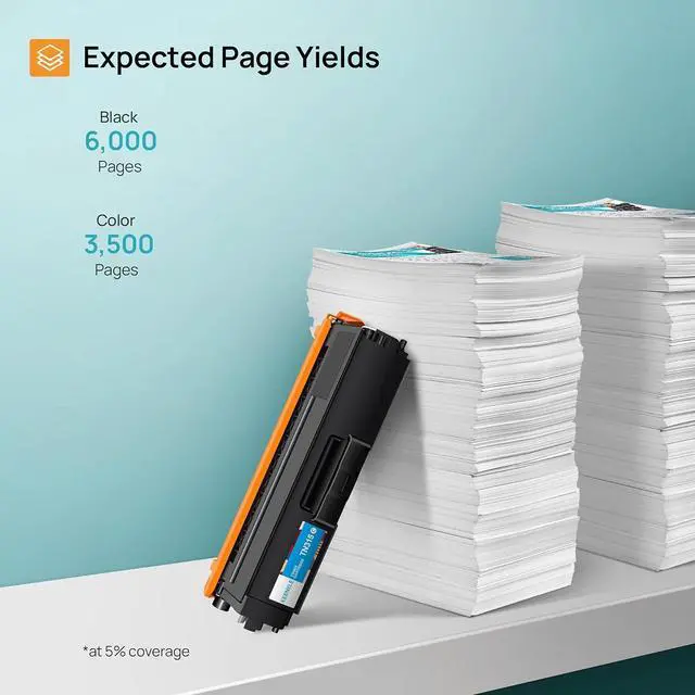 Alt view image 4 of 7 - KEENKLE Compatible Toner Cartridge Replacement for Brother TN315 TN310 TN-315 use for Brother HL-4140CW HL-4570CDW HL-4570CDWT MFC-9560CDW MFC-9970CDW Printer Tray (Black Cyan Yellow Magenta, 4 Pack)