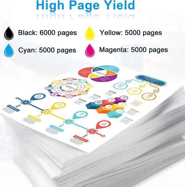 Alt view image 3 of 7 - Miss Deer LC3039 LC3039XXL Ink Cartridges Replacement  LC3039 XXL LC-3039BK LC3037 LC3037BK,Work  MFC-J5945DW MFC-J6945DW MFC-J5845DW MFC-J6545DW(4 Pack)