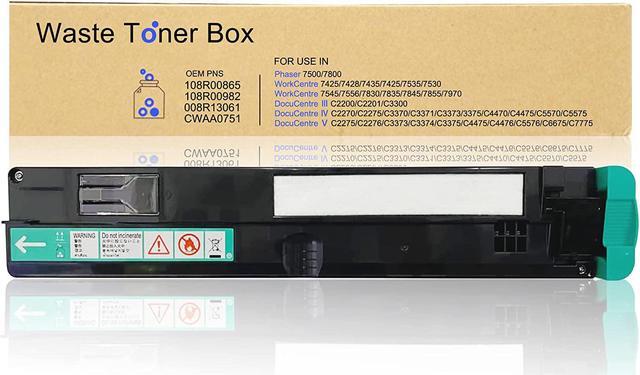 Juyudow Waste Toner Box Part#: 008R13061 Compatible for Xerox Workcentre  7830 7835 7845 7855 7970 7425 7428 7435 7525 7530 7535 7545 7556, Altalink