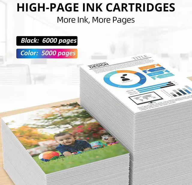 Alt view image 5 of 6 - Compatible LC3039 Ink Cartridges Replacement for Brother LC3039 LC3039XXL LC-3039BK LC3037 LC3037BK LC-3037XXL,Work for Brother MFC-J5945DW