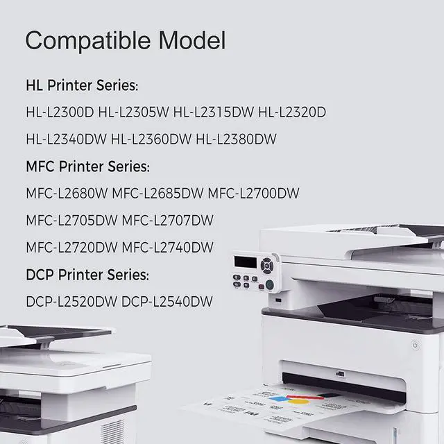 Alt view image 2 of 5 - MYTONER Compatible Toner Cartridge Replacement for Brother TN660 TN-660 TN630 TN-630 For HL-L2300D DCP-L2540DW MFC-L2700DW MFC-L2740DW HL-L2380DW HL-L2320D HL-L2340DW HL-L2360DW Printer(Black, 4-Pack)