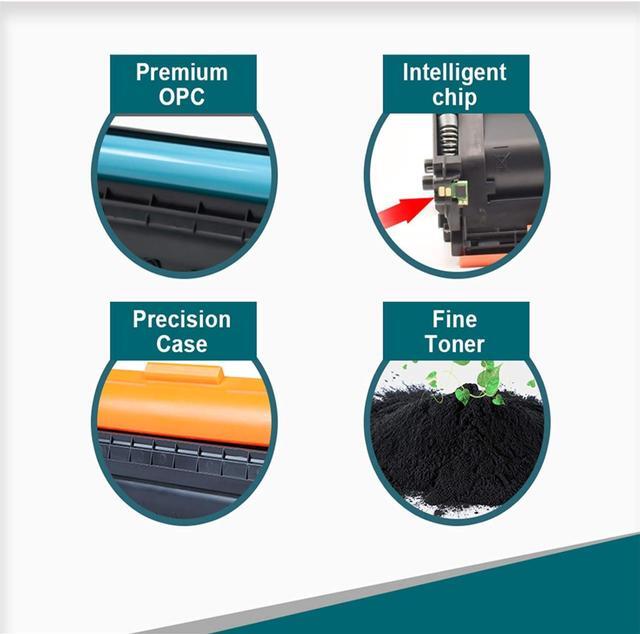Alt view image 4 of 5 - Ennovor 90A Black Toner Cartridges Replacement for HP 90A CE390A Black Toner Work with HP Enterprise 600 M601 M602 M603 M4555 MFP M602x M603dn M602n Printer Ink (1-Pack)