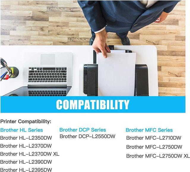 Alt view image 5 of 6 - DIGITONER Compatible Toner Cartridge Replacement with Chip for Brother TN760 TN730 TN-760 TN-730, Black [4 Pack]
