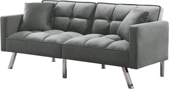 Convertable Velvet Futon Sofa Bed - Sofa with Sofa Sleeper for