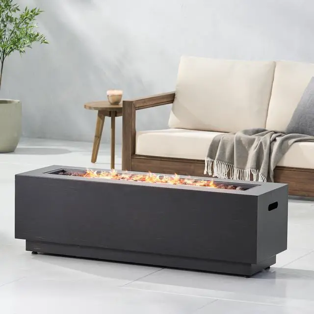 Main image of RECTANGULAT IRON FIRE PIT-50 000BTU