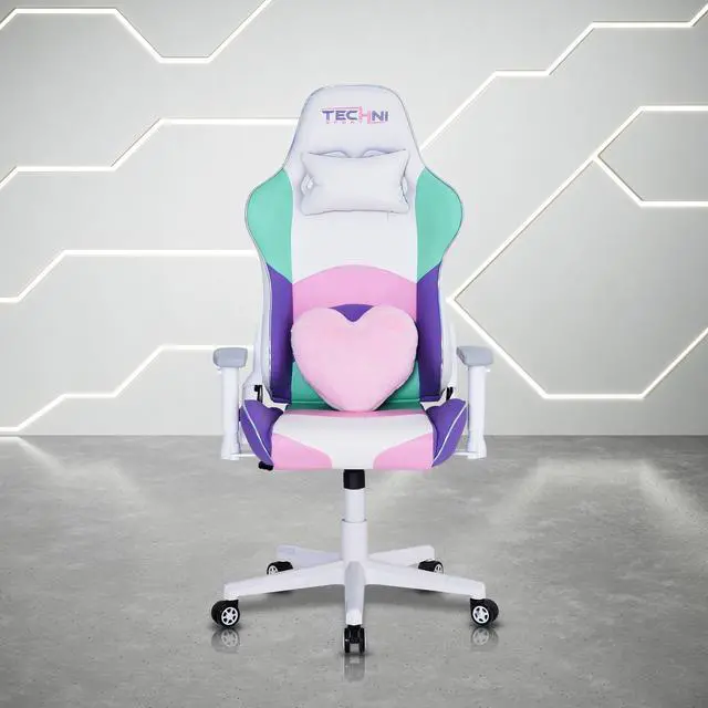 Alt view image 15 of 20 - Techni Sport TS-92 Office-PC Gaming Chair, White