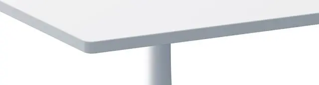 Alt view image 5 of 5 - 31.50"Modern Octagonal Coffee Table with MDF Table Top,Metal Base, for Dining Room, Kitchen, Living Room,White
