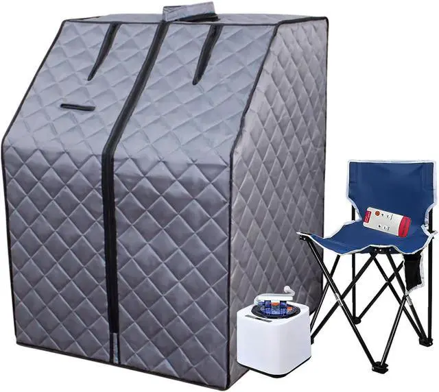 Alt view image 4 of 7 - Sojourner Portable Sauna for Home - Steam Sauna Tent, Personal Sauna - Sauna Heater, Tent, Chair, Remote Included for Home Sauna - Enjoy Your Own Personal Spa