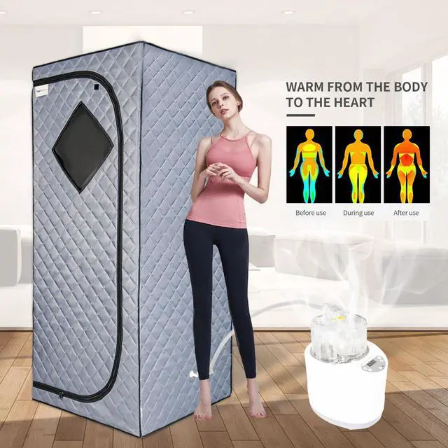 Alt view image 3 of 7 - Sojourner Portable Sauna for Home - Steam Sauna Tent, Personal Sauna - Sauna Heater, Tent, Chair, Remote Included for Home Sauna - Enjoy Your Own Personal Spa