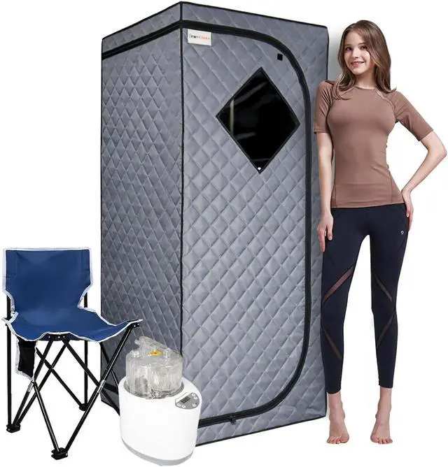 Alt view image 5 of 7 - Sojourner Portable Sauna for Home - Steam Sauna Tent, Personal Sauna - Sauna Heater, Tent, Chair, Remote Included for Home Sauna - Enjoy Your Own Personal Spa