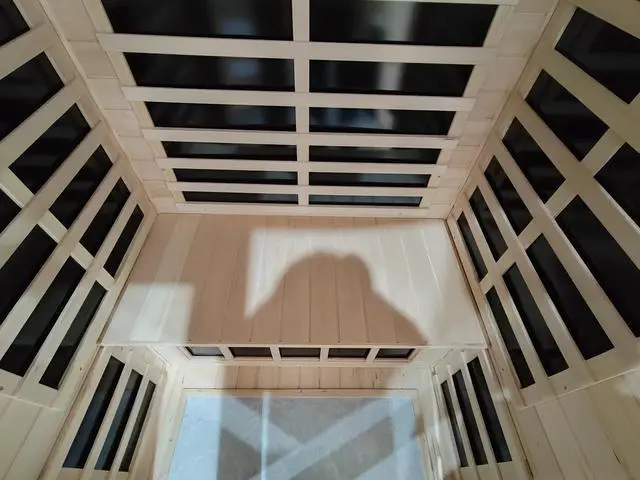 Alt view image 2 of 6 - Two Person Hemlock Far Infrared Indoor Suana Room