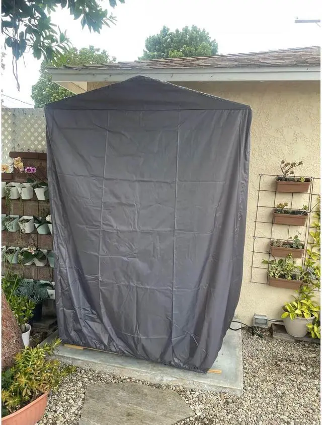 Alt view image 3 of 5 - Single sauna outdoor rain cover