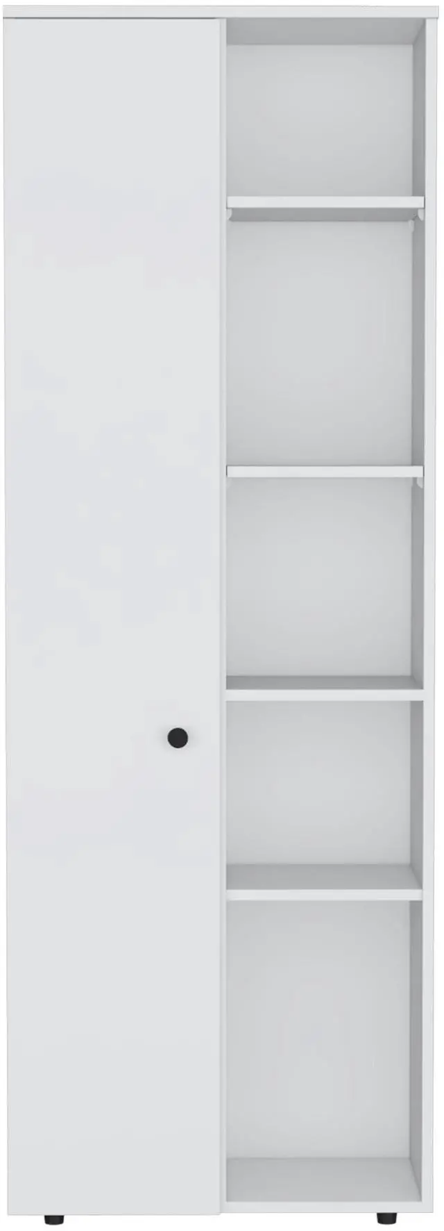 Alt view image 2 of 7 - Hoyt Kitchen Pantry Storage Cabinet With and Five Interior and Exterior Shelves