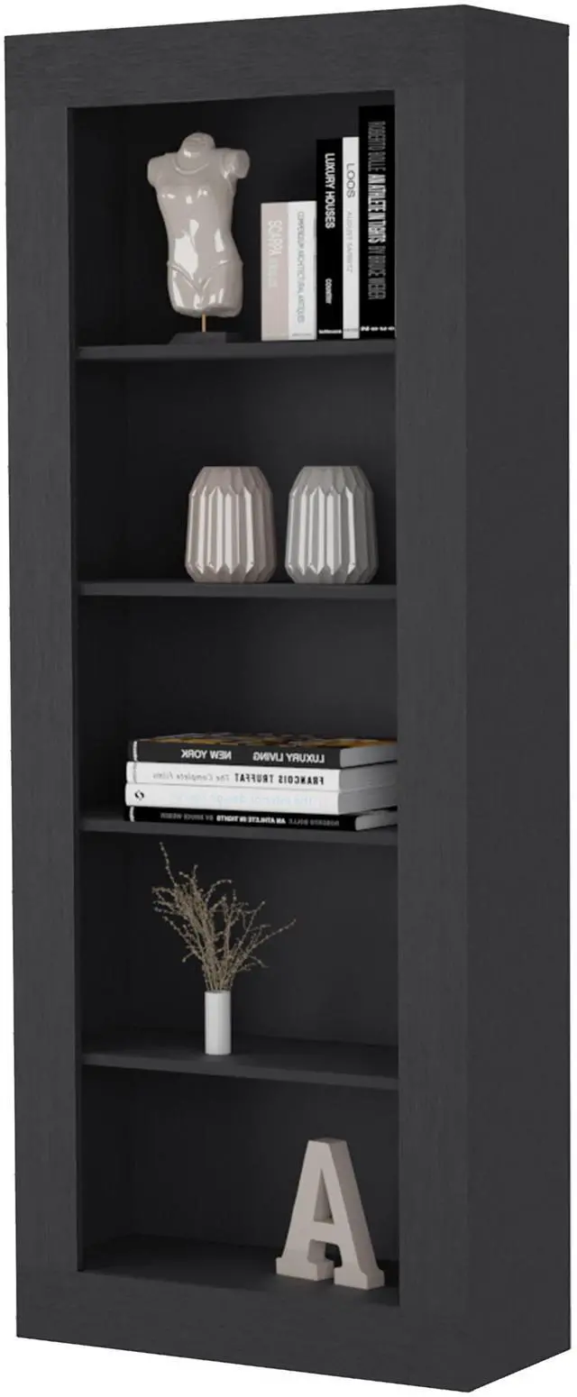 Alt view image 3 of 7 - Melbourne Bookcase with 5 Storage Shelves