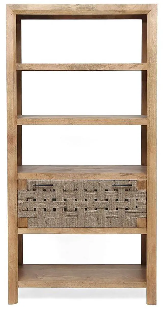 Alt view image 2 of 6 - 36x15x72" Shelf With Drawer,Natural
