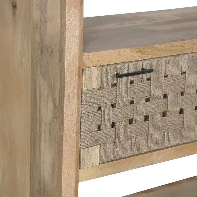 Alt view image 5 of 6 - 36x15x72" Shelf With Drawer,Natural