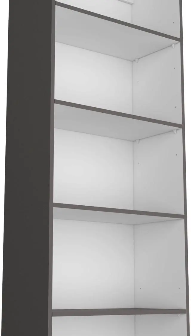 Alt view image 5 of 7 - Sutton 4 Shelves Bookcase with Modern Storage Shelves