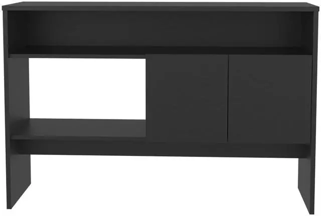 Alt view image 6 of 7 - Bellagio 48.7" Wide 2-Tier Narrow Bellagio Console Table with Double-Door Cabinet