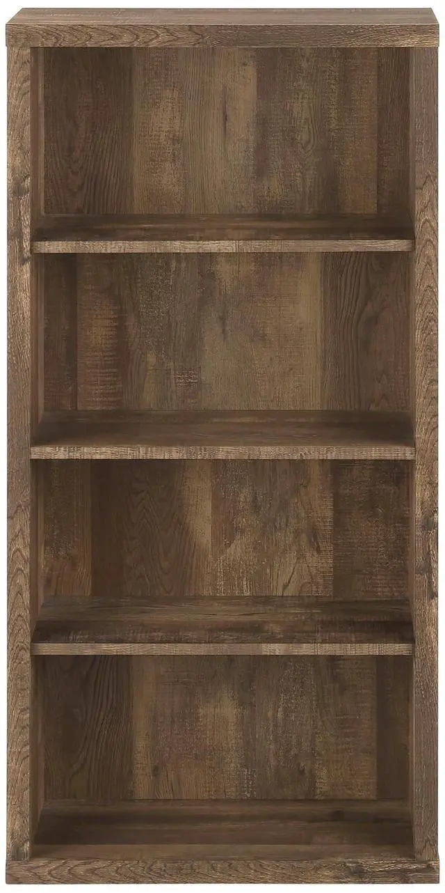 Alt view image 5 of 7 - Bookshelf, Bookcase, Etagere, 5 Tier, 48"h, Office, Bedroom, Brown Laminate, Contemporary, Modern