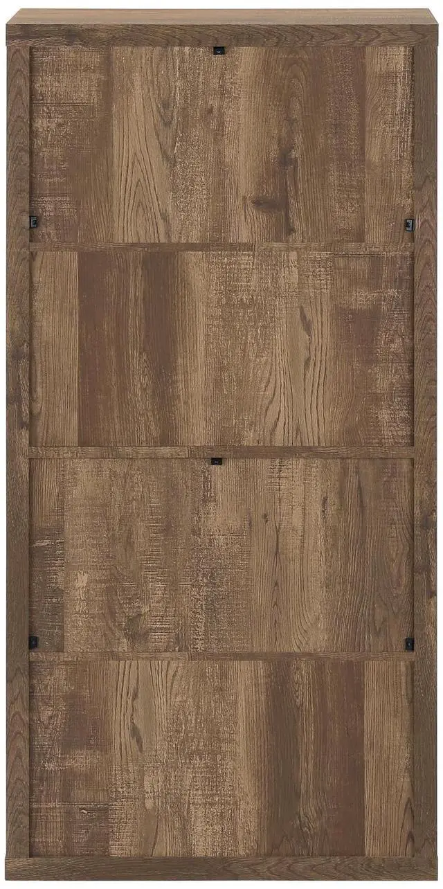 Alt view image 7 of 7 - Bookshelf, Bookcase, Etagere, 5 Tier, 48"h, Office, Bedroom, Brown Laminate, Contemporary, Modern