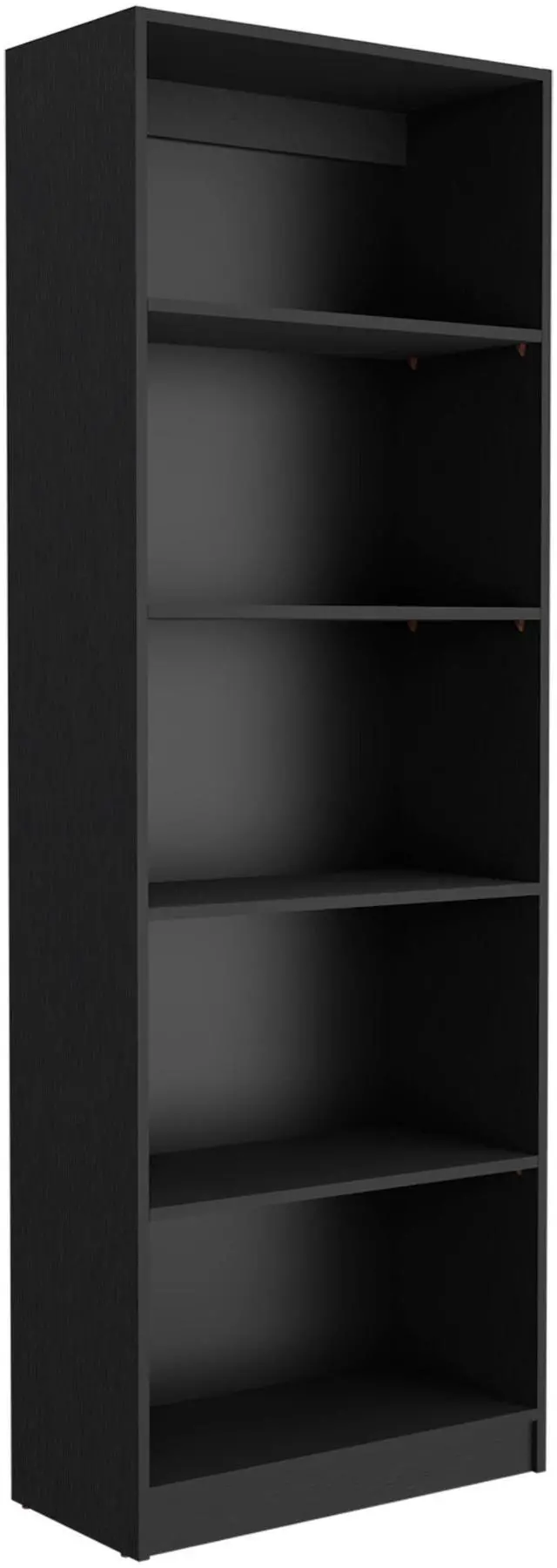Alt view image 3 of 6 - Black 3 Piece Living Room Set with 3 Bookcases