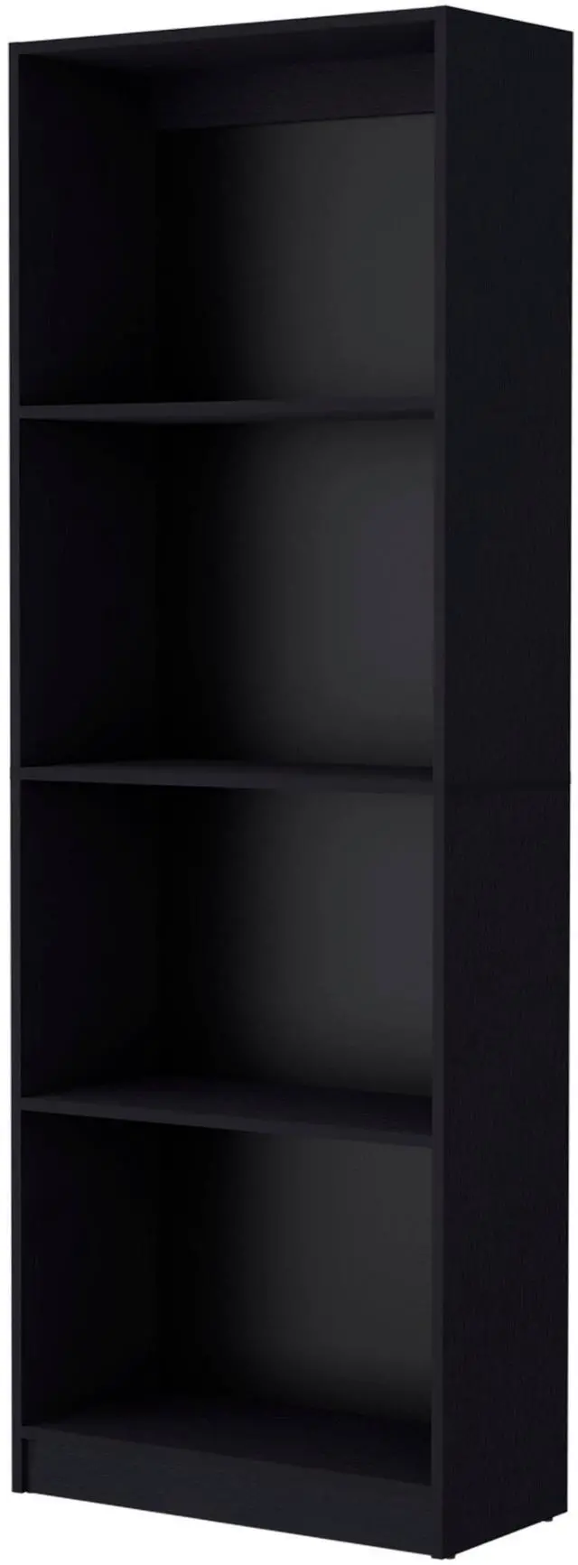 Alt view image 2 of 7 - Black Tier Storage Shelves Bookcase