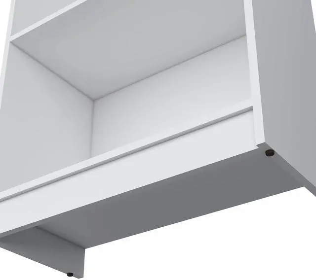 Alt view image 5 of 7 - White Tier Storage Shelves Bookcase