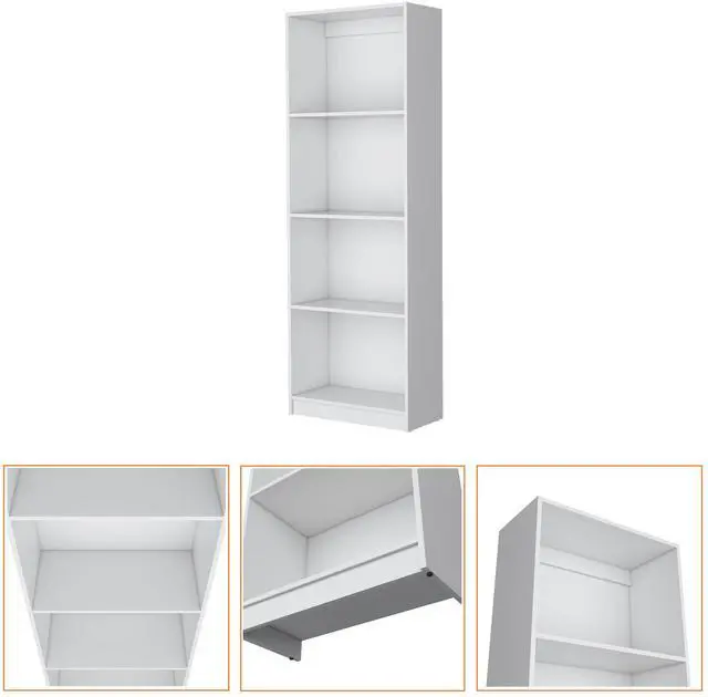 Alt view image 5 of 7 - Sutton Bookcase with Tier Storage Shelves