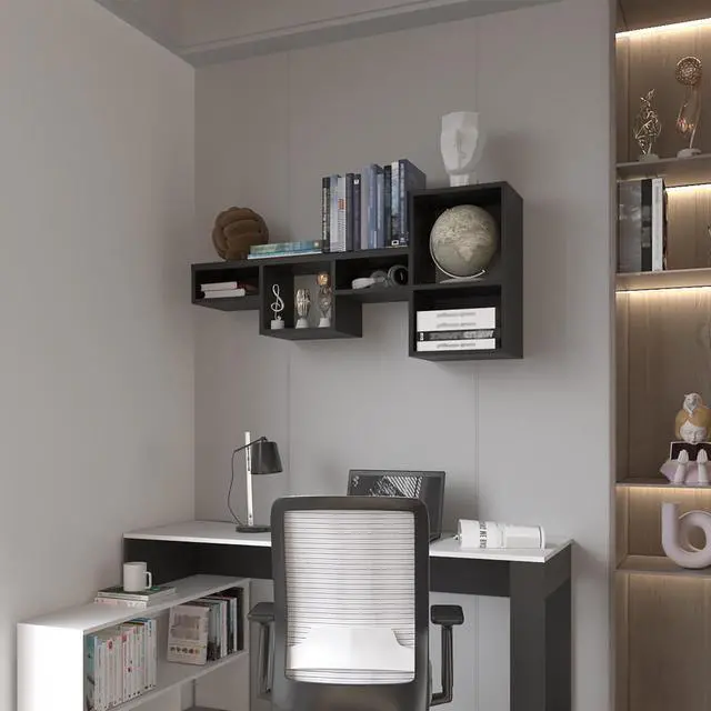Main image of Wall Shelf Kiowa, Office, Black