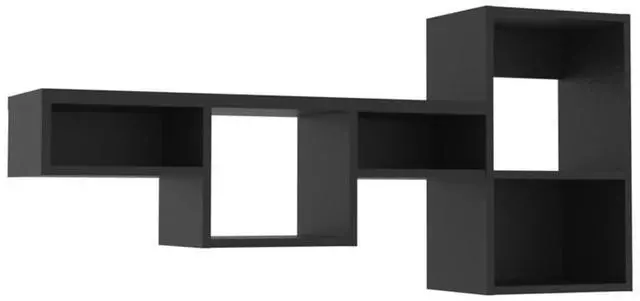 Alt view image 4 of 7 - Wall Shelf Kiowa, Office, Black