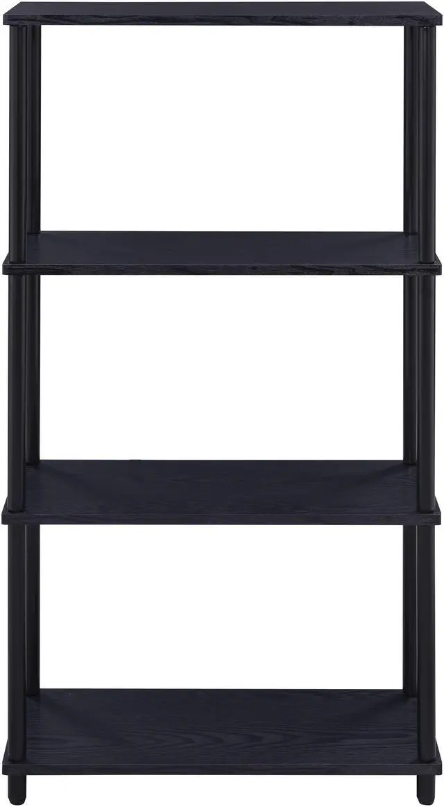 Alt view image 3 of 4 - Nypho Black Finish Bookshelf