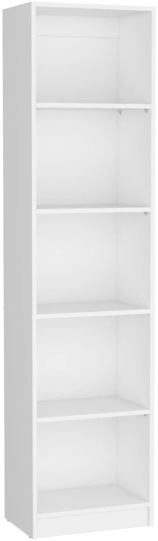Alt view image 2 of 7 - Vinton XS Bookcase Compact Bookshelf with Multiple Shelves, White