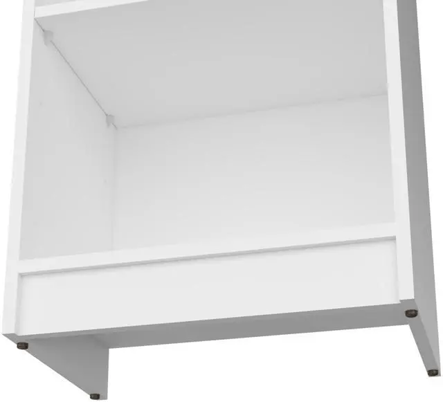 Alt view image 6 of 7 - Vinton XS Bookcase Compact Bookshelf with Multiple Shelves, White