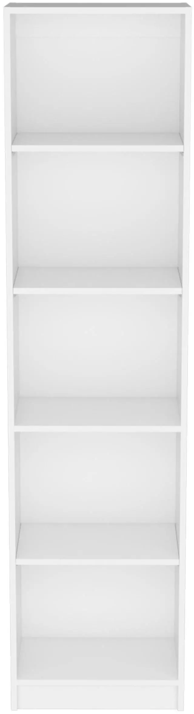 Alt view image 3 of 7 - Vinton XS Bookcase Compact Bookshelf with Multiple Shelves, White