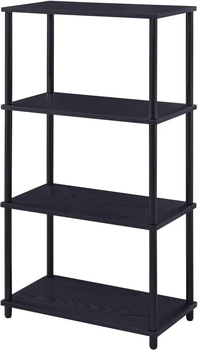 Alt view image 2 of 4 - Nypho Black Finish Bookshelf