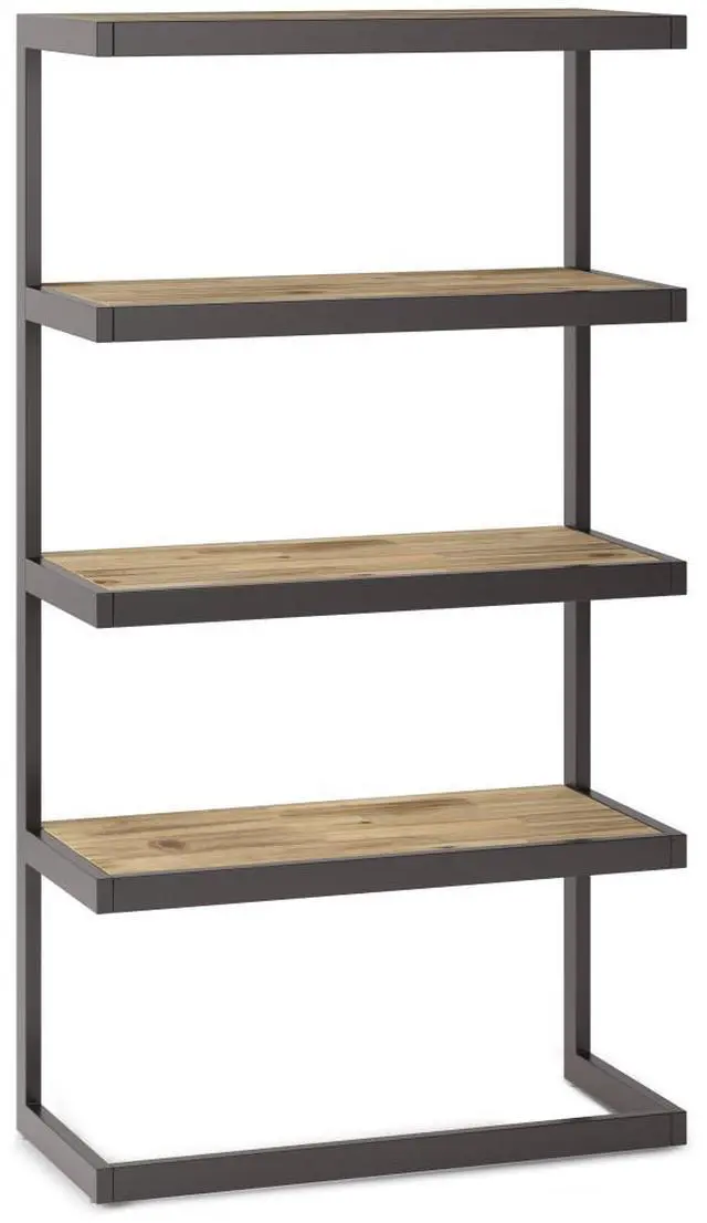 Alt view image 4 of 7 - Erina - Bookcase - Distressed Golden Wheat