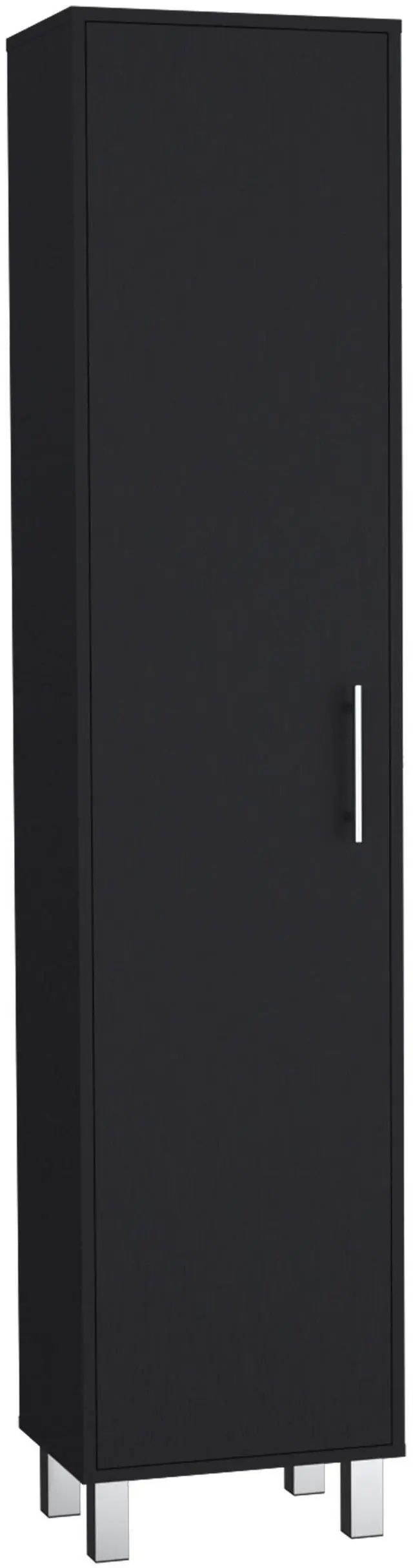 Alt view image 5 of 7 - Laska 70" Tall Storage Cabinet Broom Closet with Broom Hangers,and Four Shelves