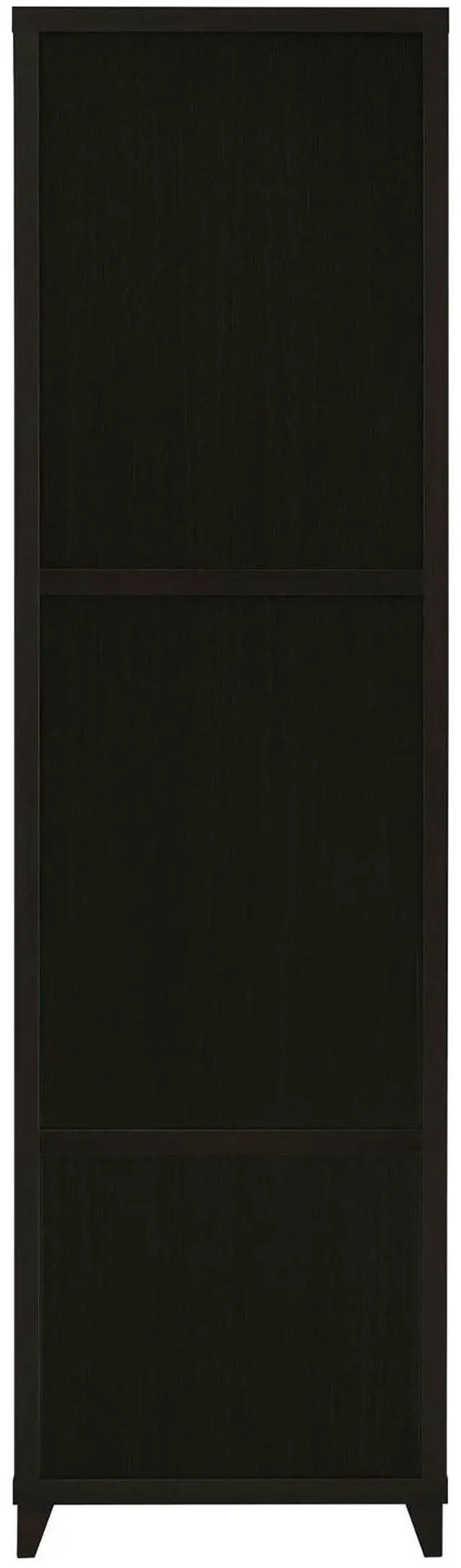 Alt view image 6 of 7 - Cappuccino Media Tower with Shelf and Drawer