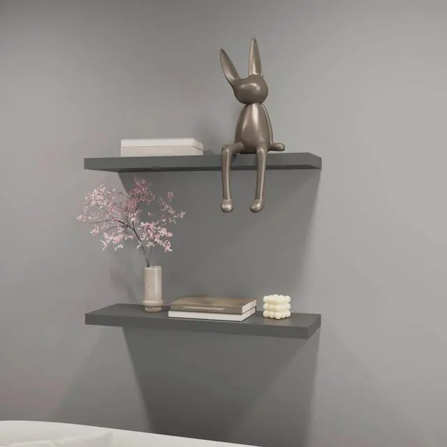Main image of Matt Grey Floating Shelf