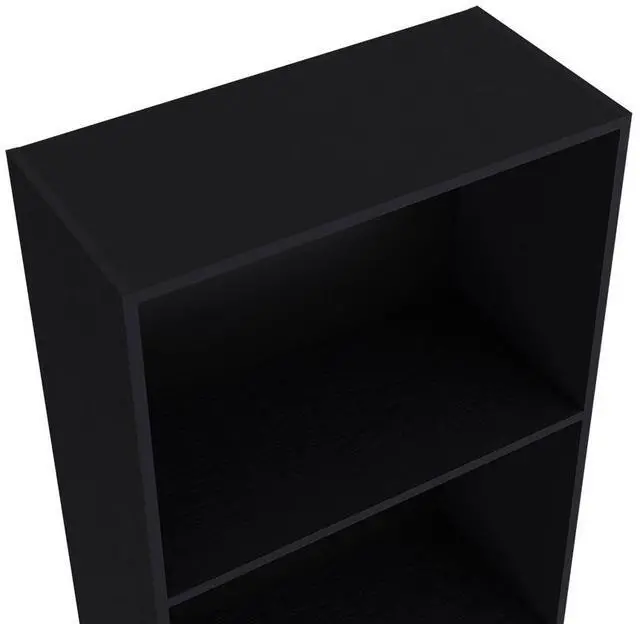 Alt view image 3 of 7 - Bookcase Benzoni, Office, Black