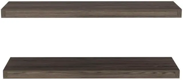 Alt view image 5 of 7 - Ecco 31.5" Wide Floating Shelves Set of 2, Shelves for Wall Decor for Bedroom, Bathroom Storage Shelves, Book Shelves for Living Room