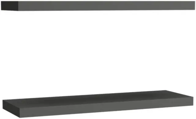 Alt view image 2 of 7 - Ecco 31.5" Wide  Floating Shelves Set of 2, Shelves for Wall Decor for Bedroom, Bathroom Storage Shelves, Book Shelves for Living Room