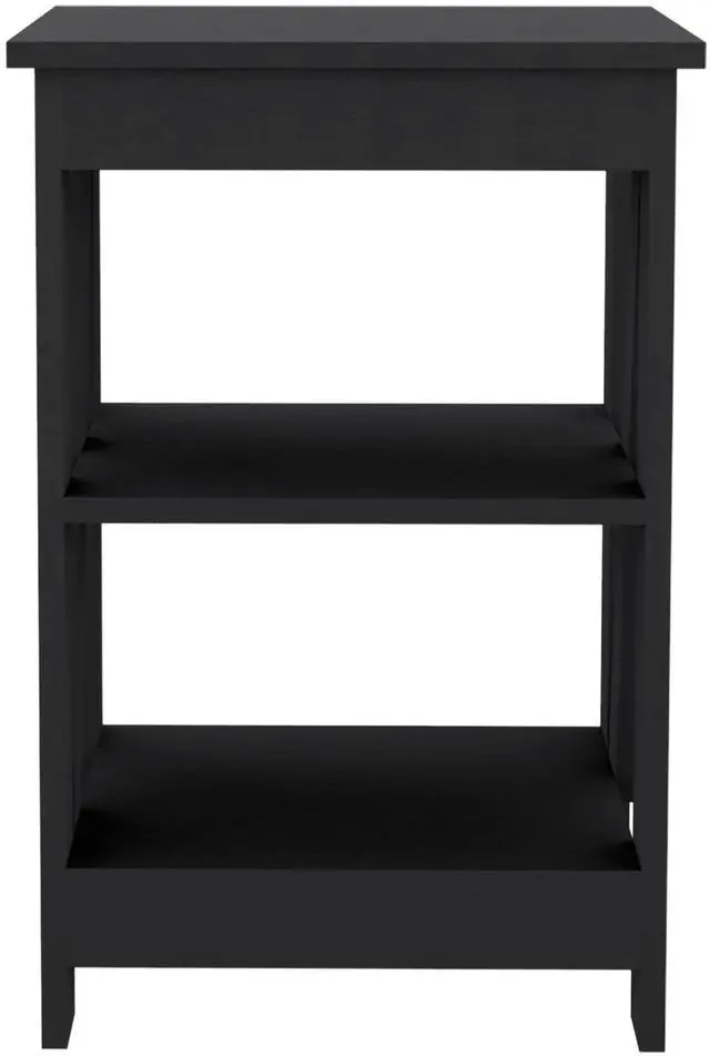 Alt view image 2 of 7 - Taylor End Table, Side Table, Nightstand, 3-Tier Storage Shelf, Sofa Table for Small Space