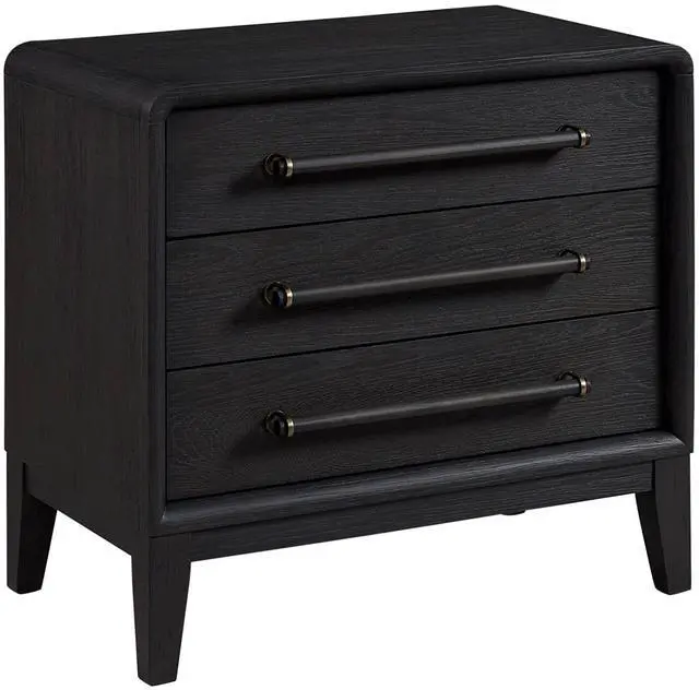 Alt view image 6 of 7 - 3 Drawer Nightstand With USB